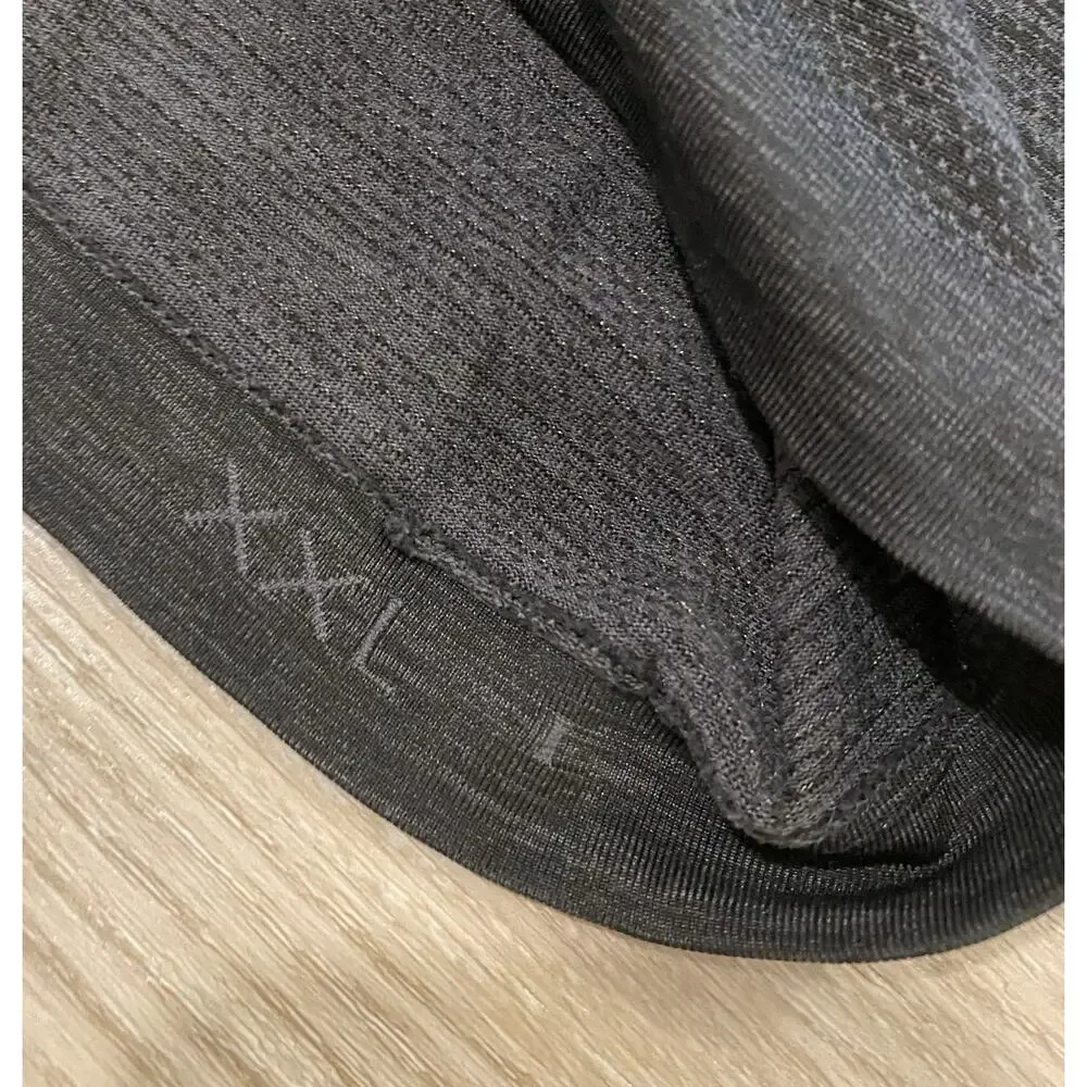 Lululemon Metal Vent Tech Half Zip Mens XXL Slate Black Performance‎ Athleisure